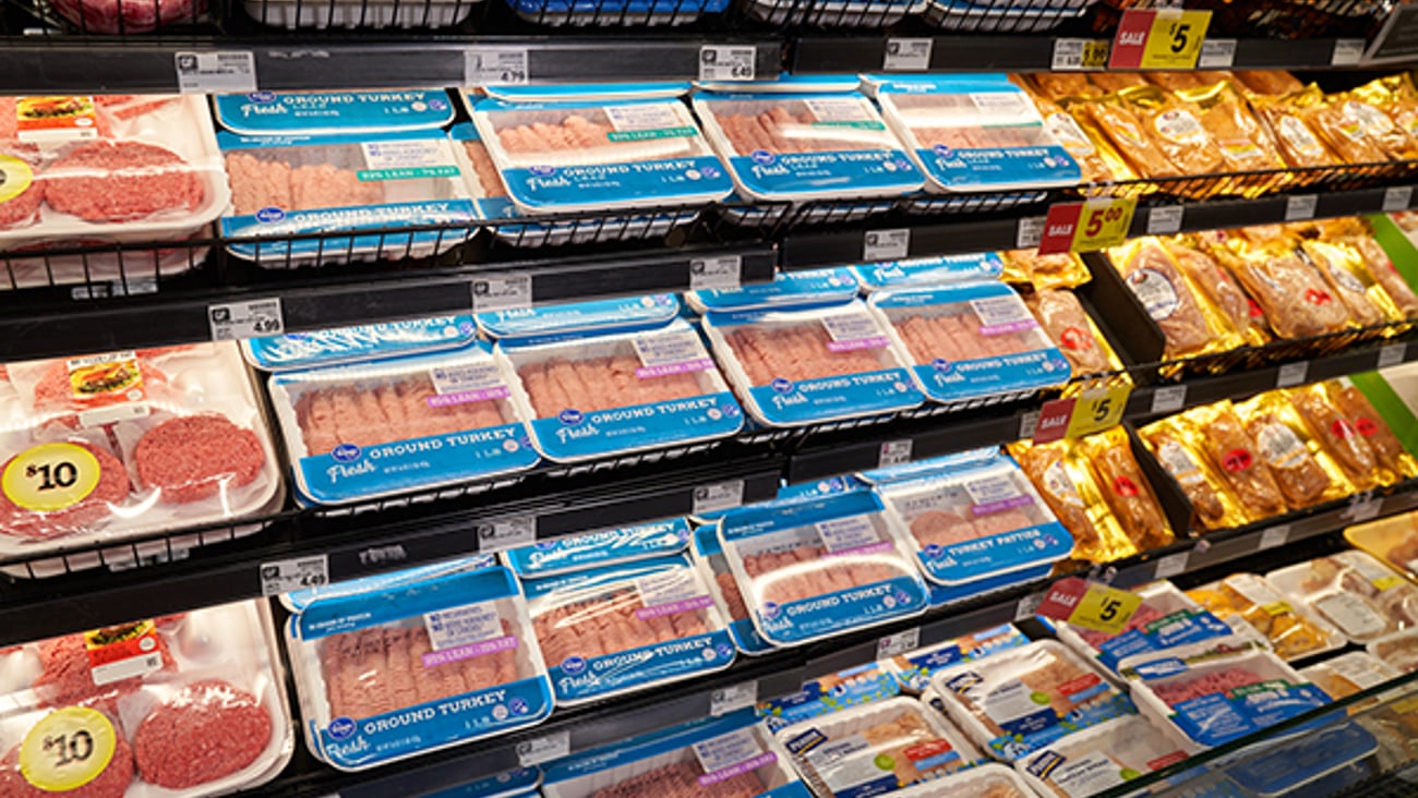 packages of ground turkey