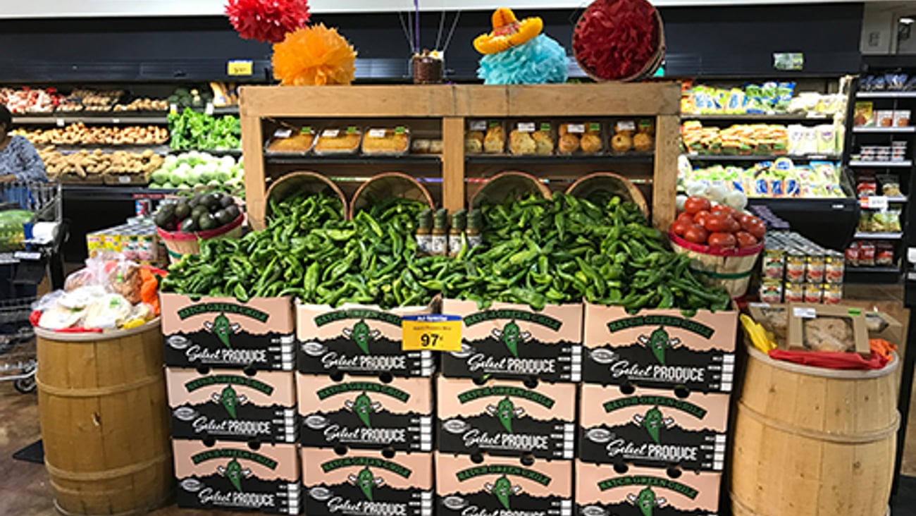 a store filled with lots of food