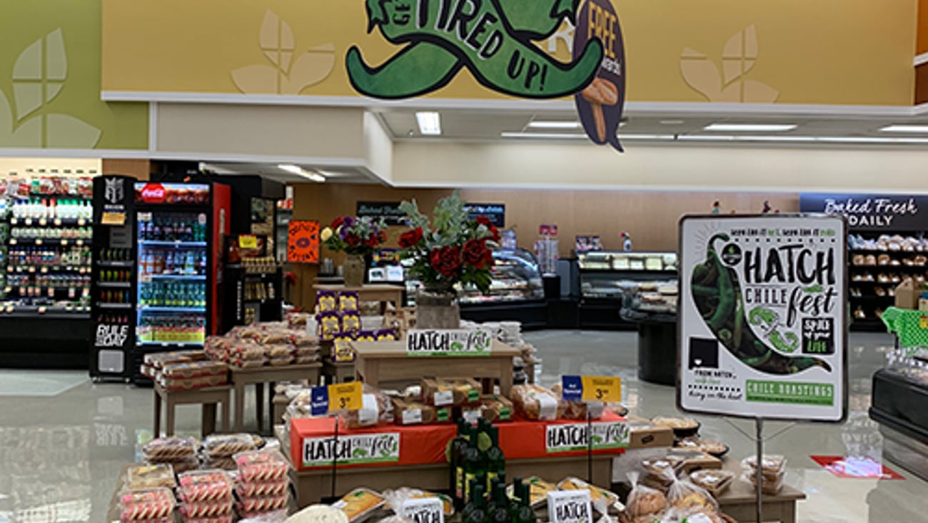 a store filled with lots of food