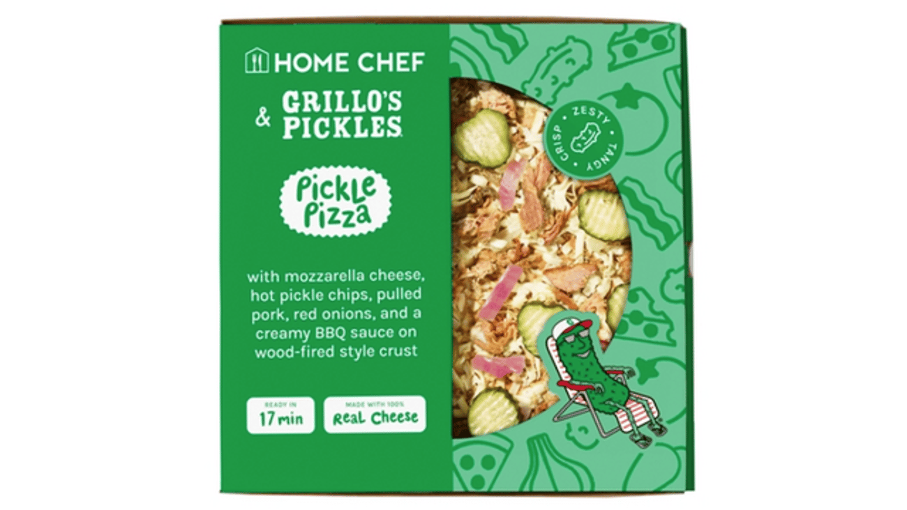 Home Chef Pickle Pizza