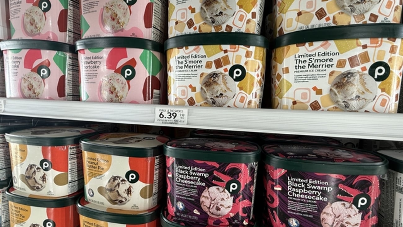 Publix own brand ice cream