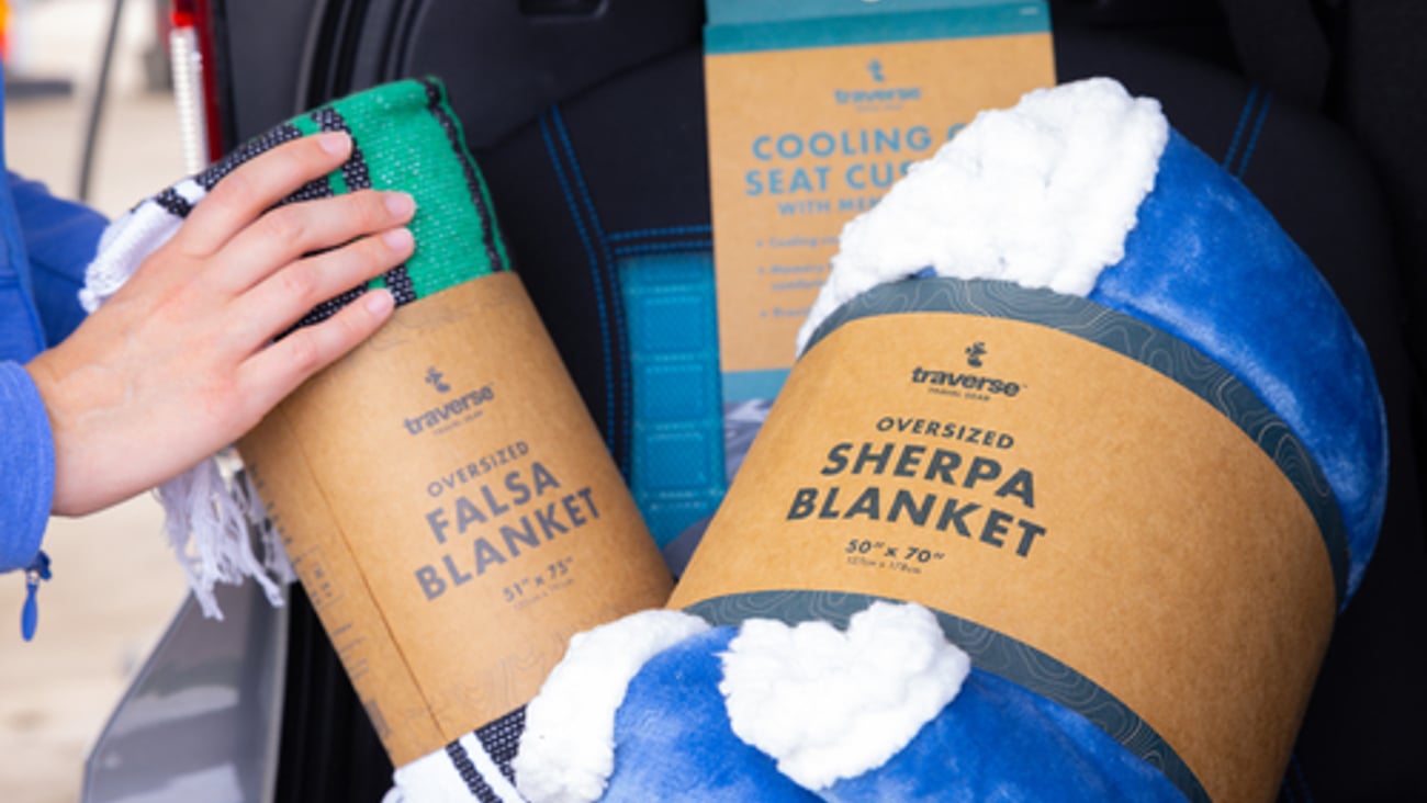 Love's Travel Stops Traverse Travel Gear brand