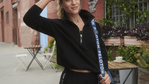 model wearing athletic clothes