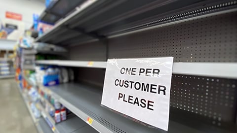 a display in a store