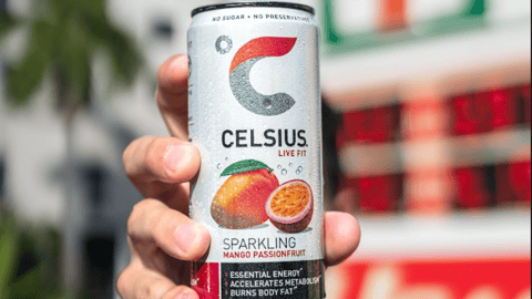 Celsius mango passionfruit