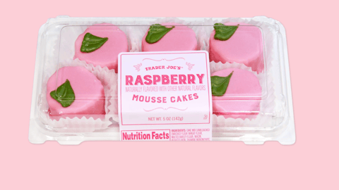 raspberry mouse cakes