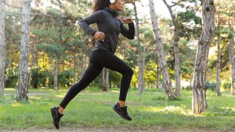 woman running