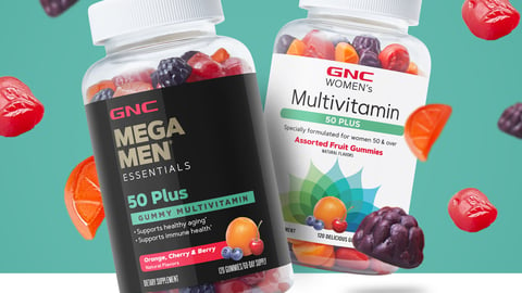 GNC multivitamin 50+ gummies