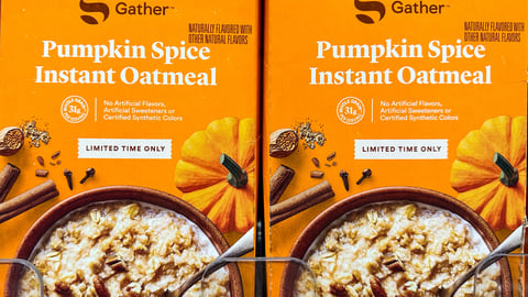 Good & Gather pumpkin spice oatmeal