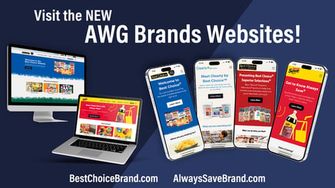 AWG Brands new websites, Associated Wholesale Grocers