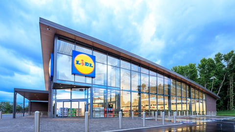 Lidl storefront