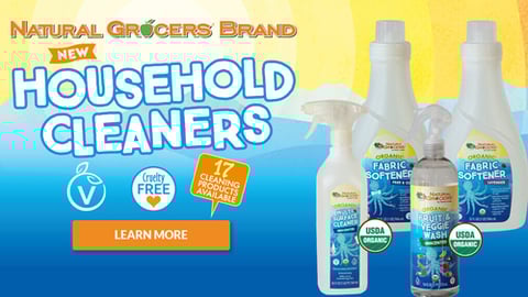 Natural Grocers household cleaners