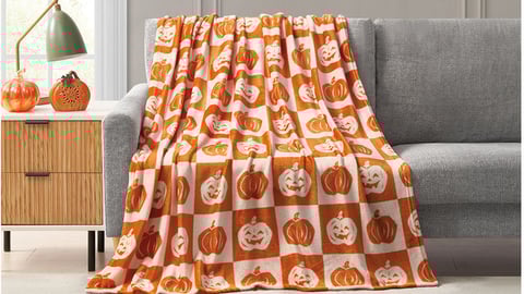 Aldi Halloween throw blanket