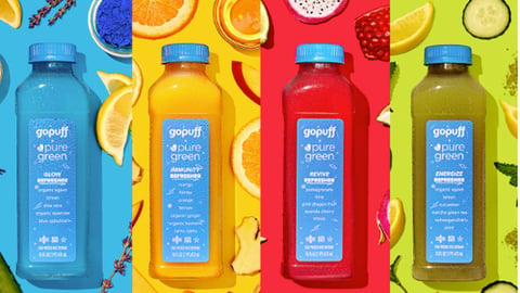 Gopuff, Pure Green Refreshers Line