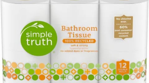 Kroger Simple Truth Toilet Paper