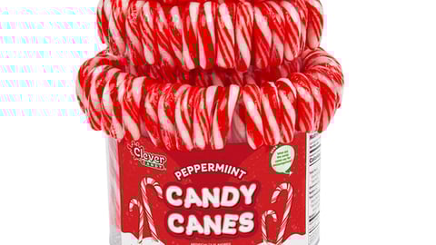 Nassau Candy Peppermind Candy Cane bucket.
