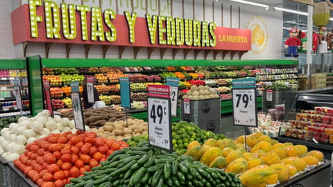 Ahorra Mucho’s new discount brick-and-mortar grocery store and innovation center is located in Aurora, Colo.