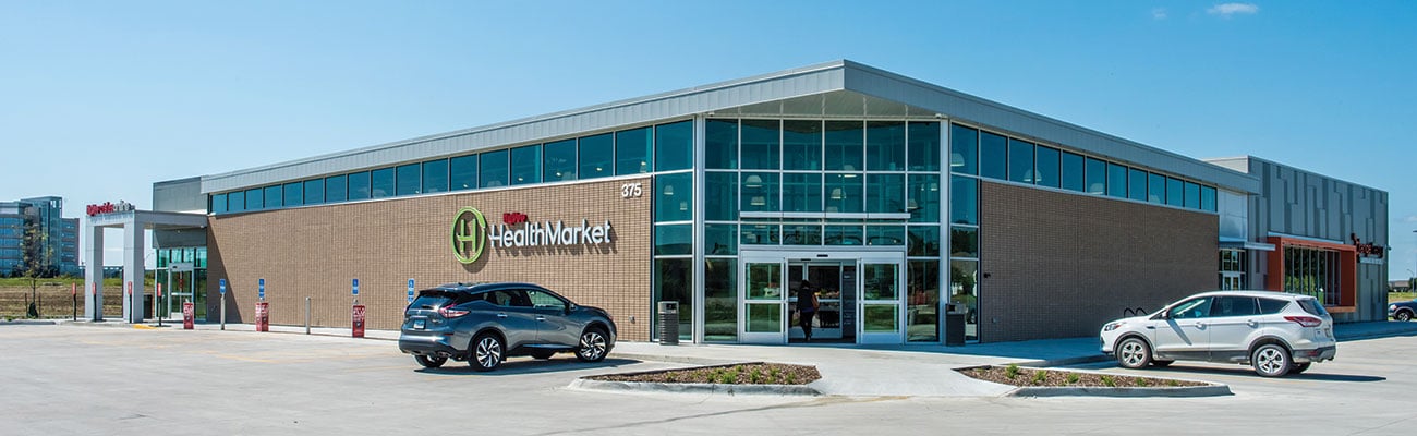 a car parked in front of a building