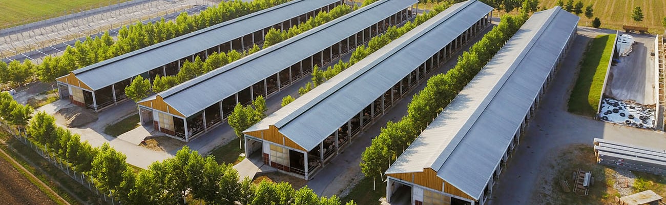 a large long train on a train track with trees in the background