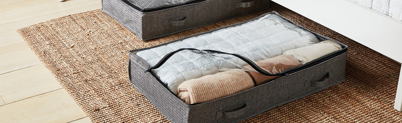 a suitcase on a bed