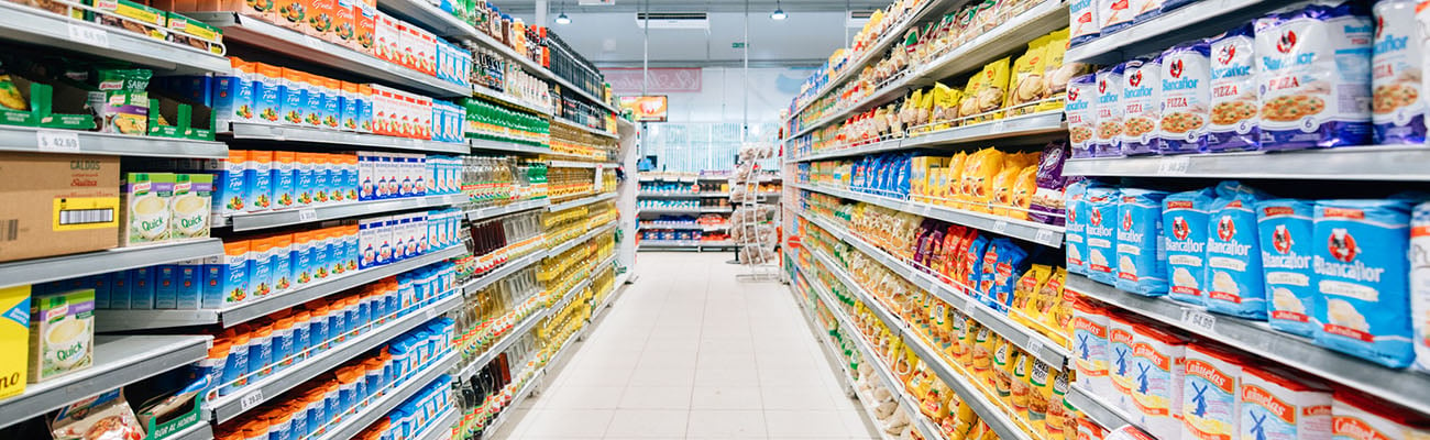 a person standing in front of a store