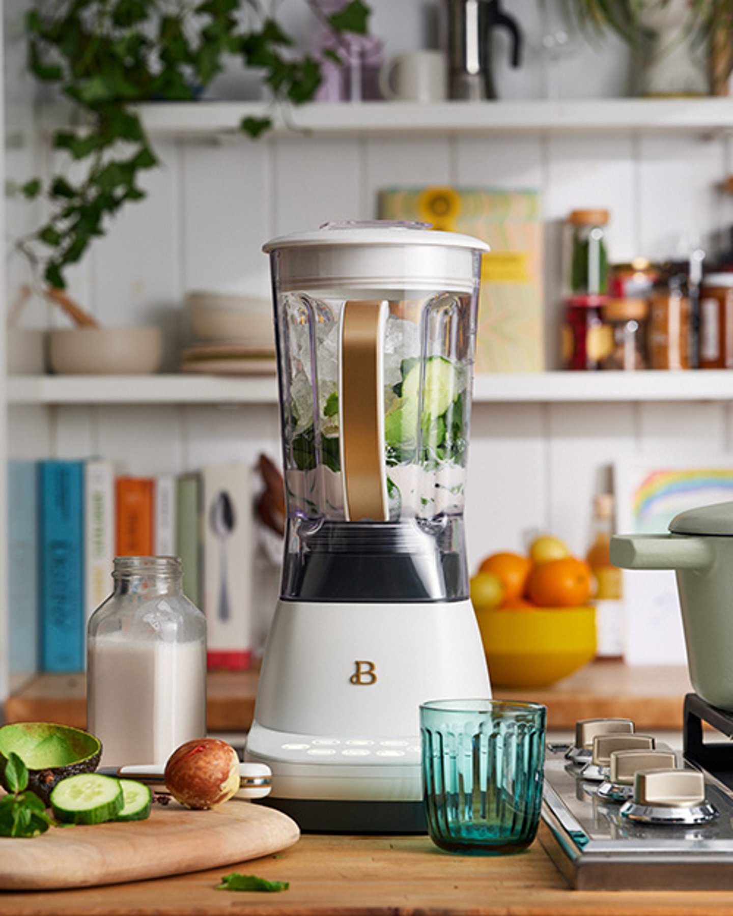 blender on a counter