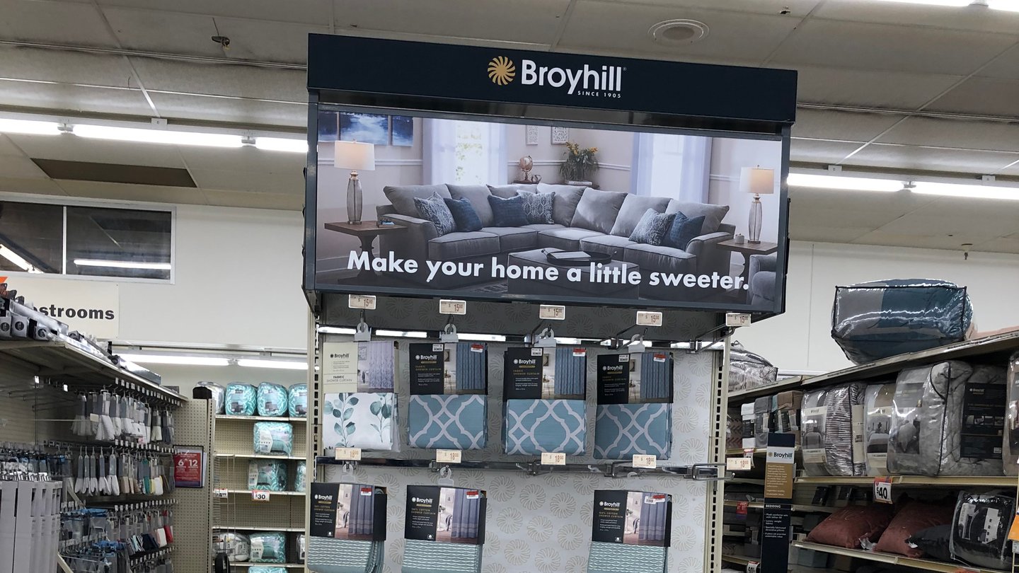 a store inside of a building