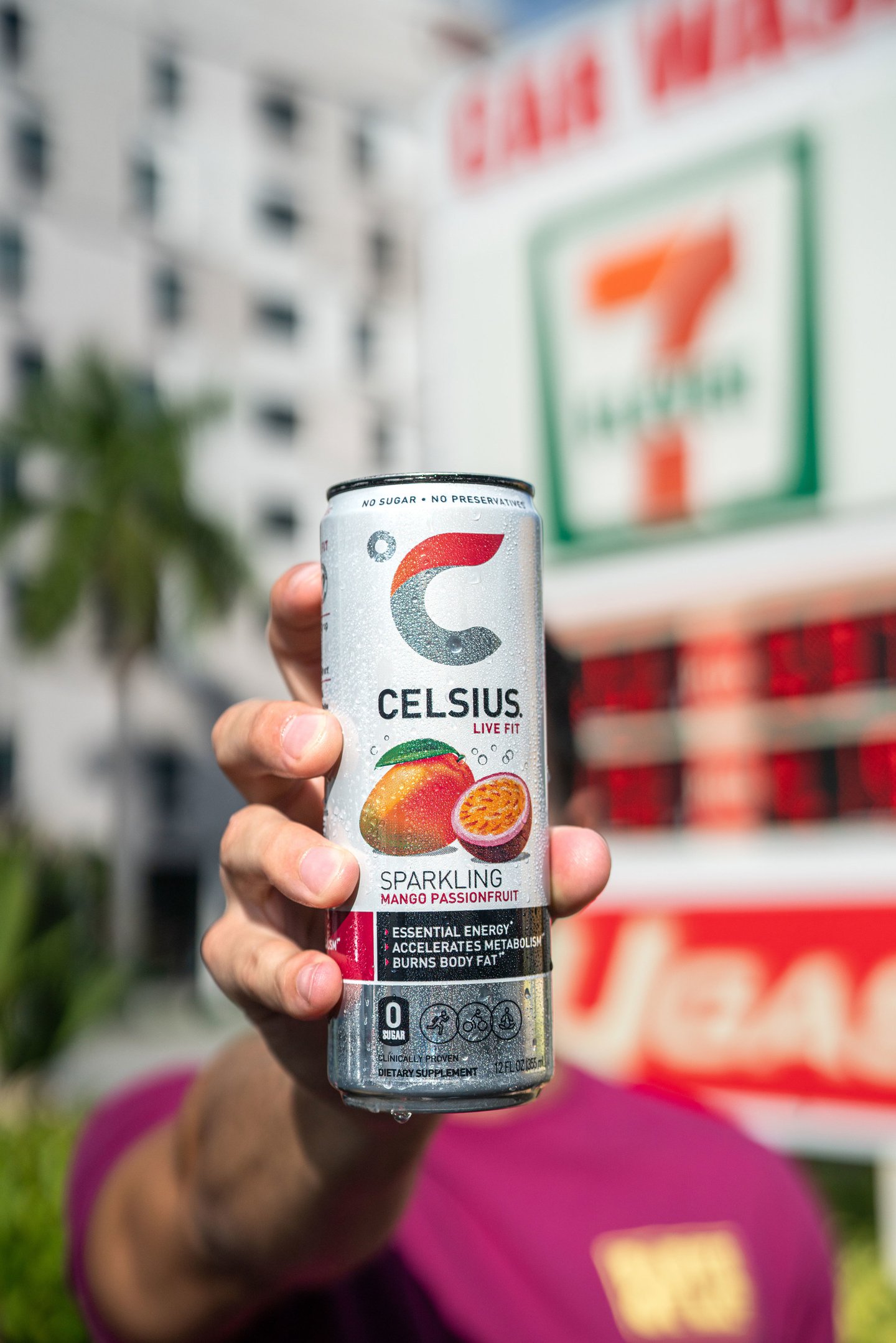 Celsius passionfruit mango