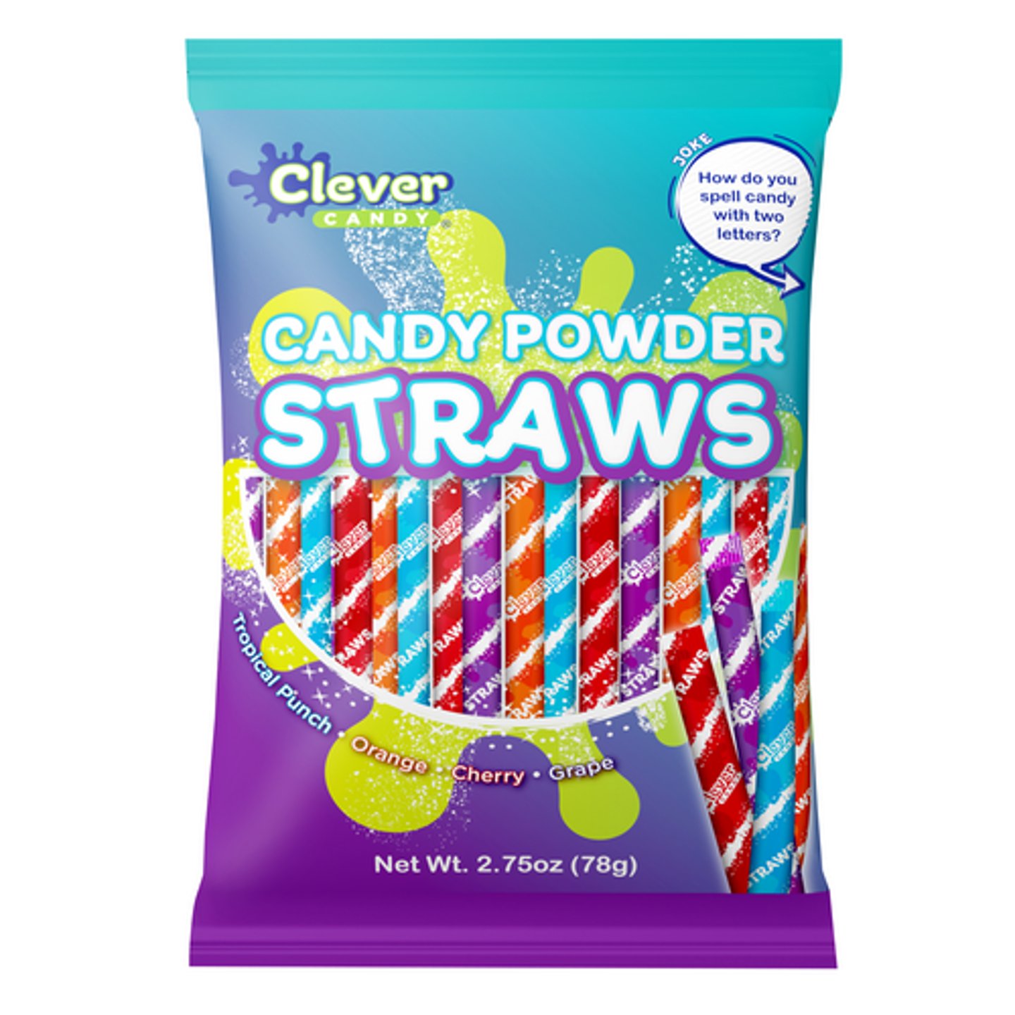 Nassau Candy Clever Candy Straws