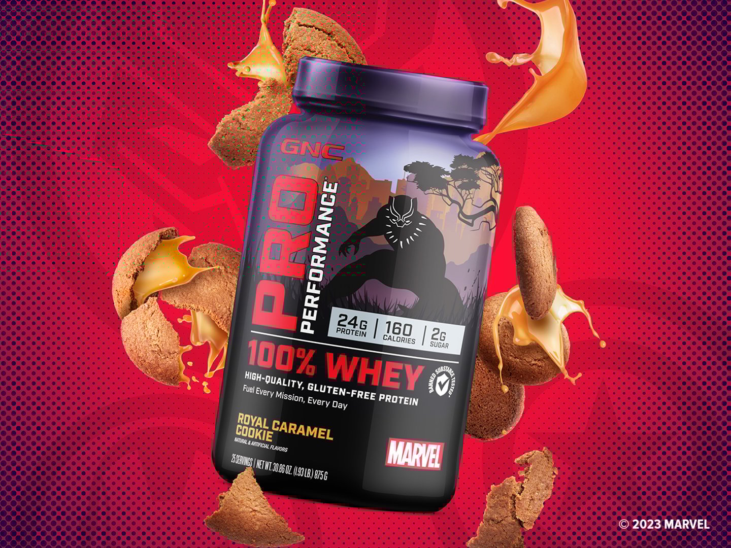GNC Marvel protein powder