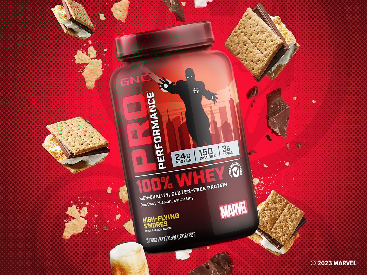 GNC Marvel protein powder