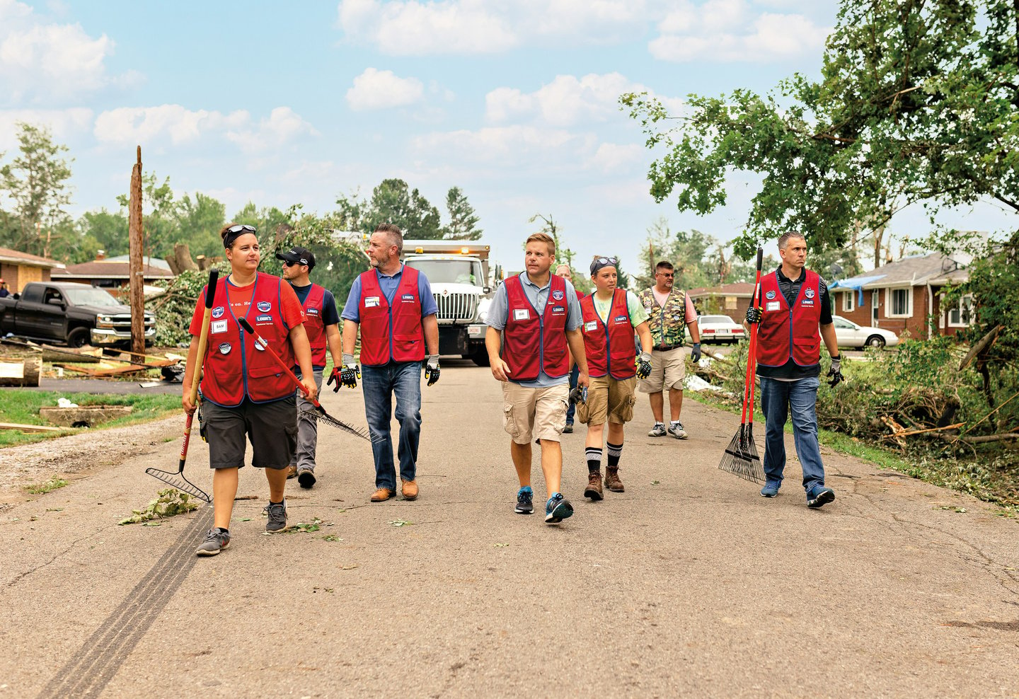 Lowe's tornado relief