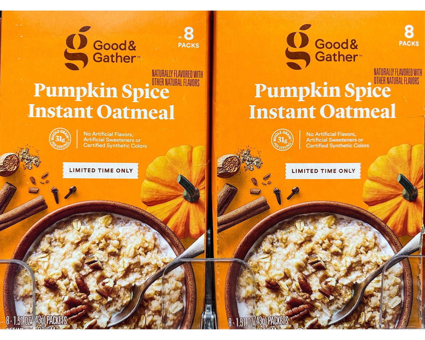 Good & Gather pumpkin spice oatmeal