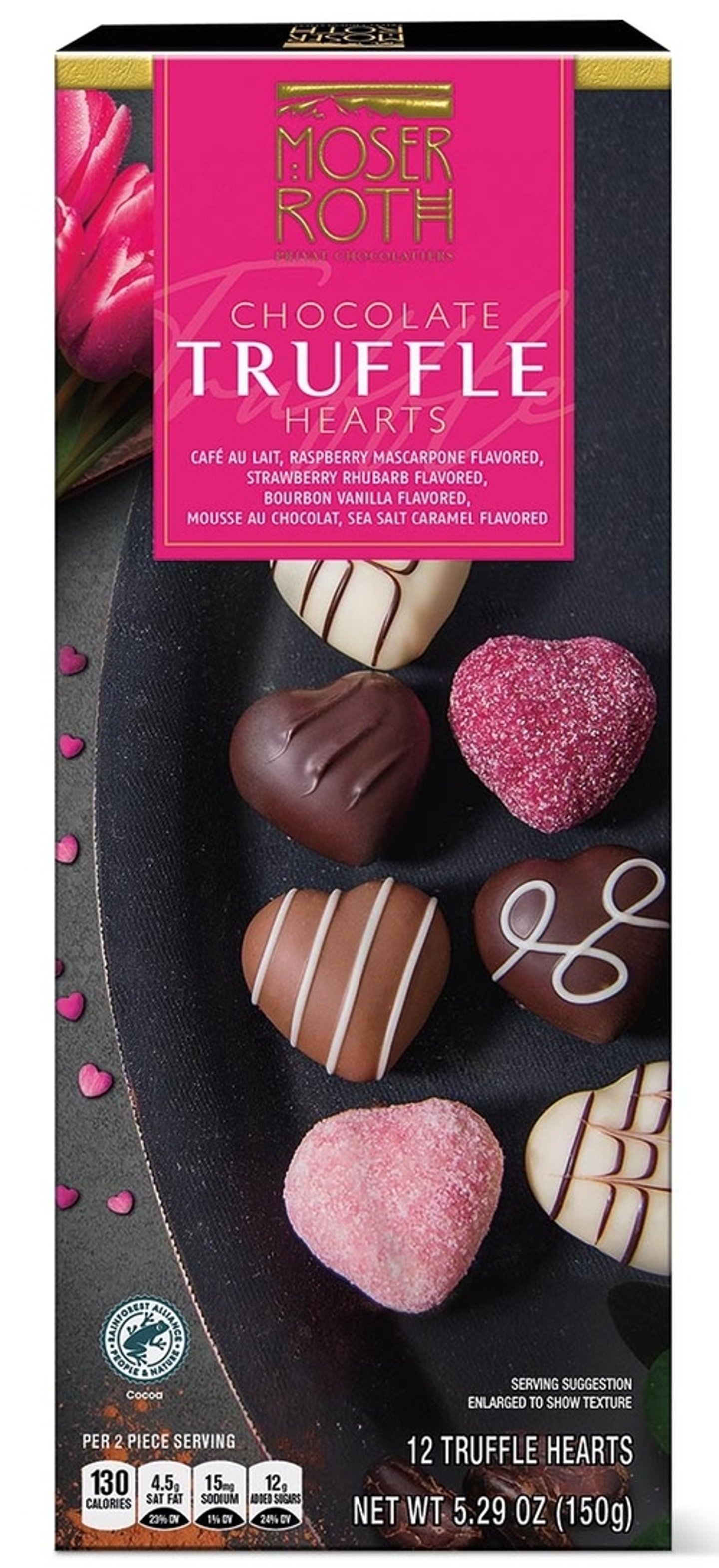 Aldi chocolate truffle hearts