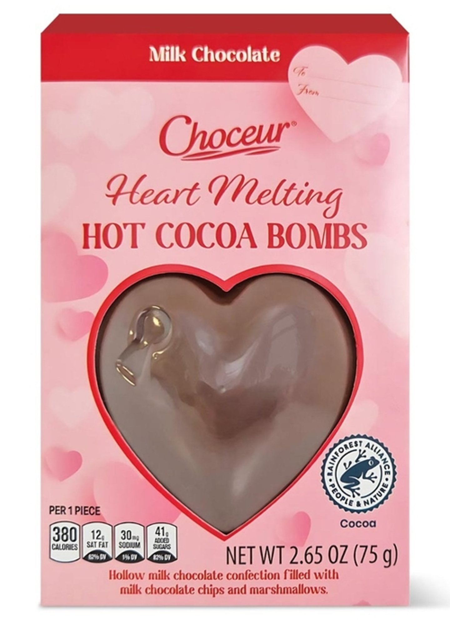 Aldi Heart-Shaped Melting Hot Cocoa Bombs