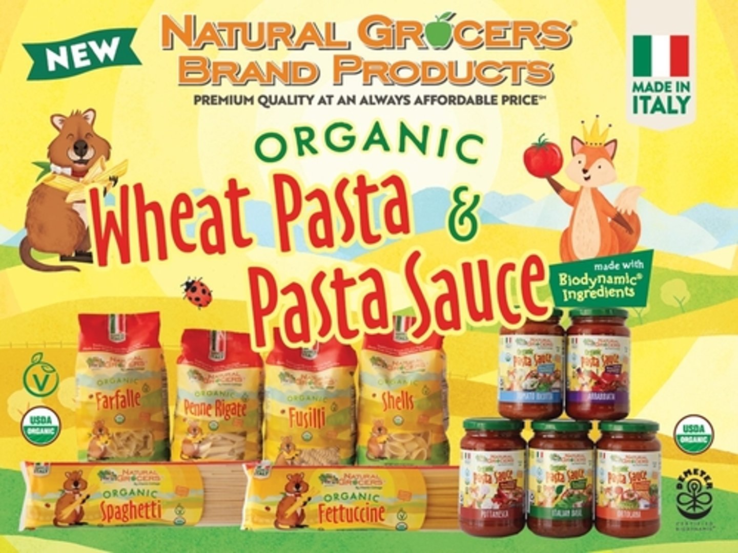 Natural Grocers Pasta, Sauces