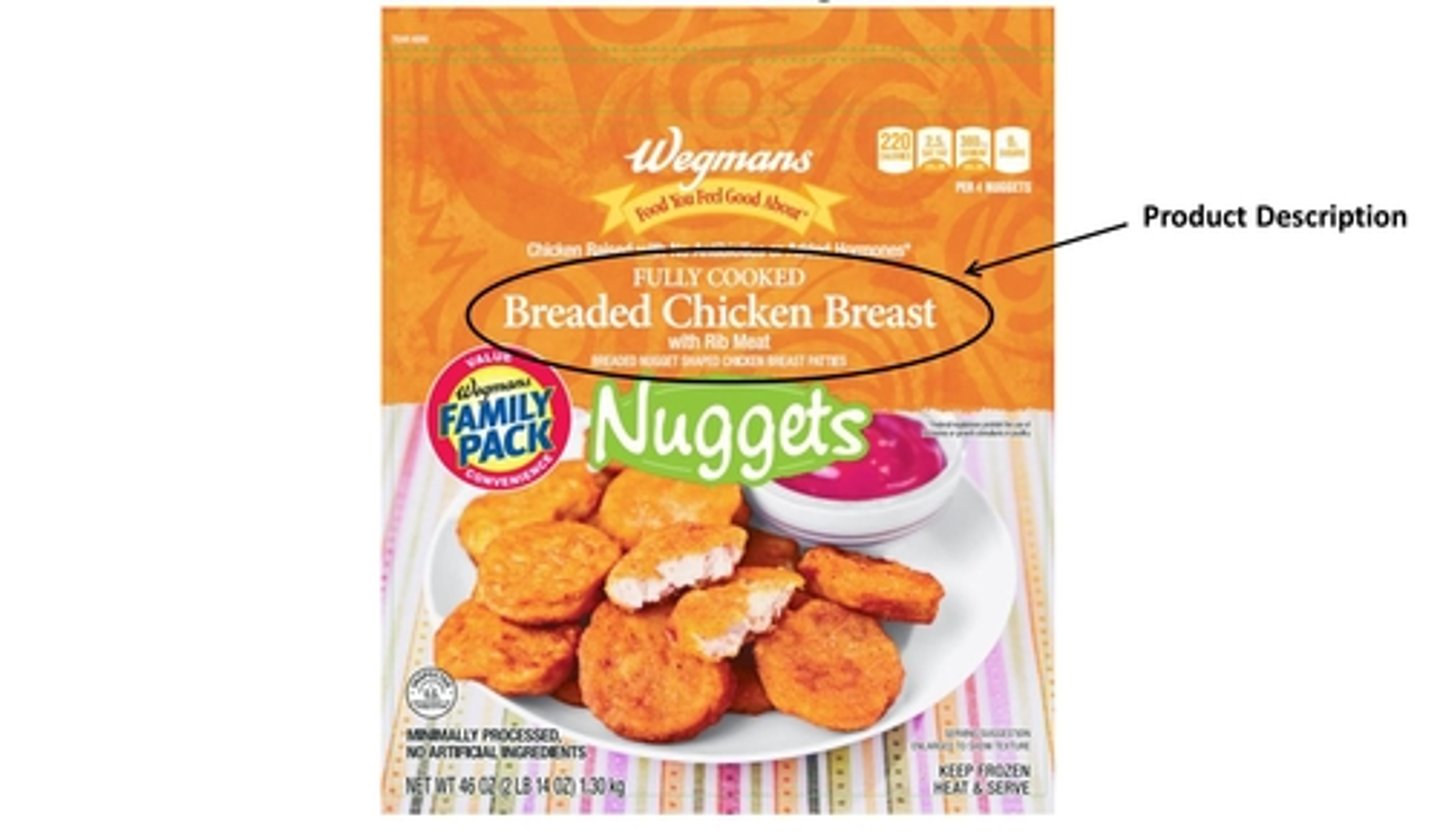 Wegmans Chicken Nugget Recall