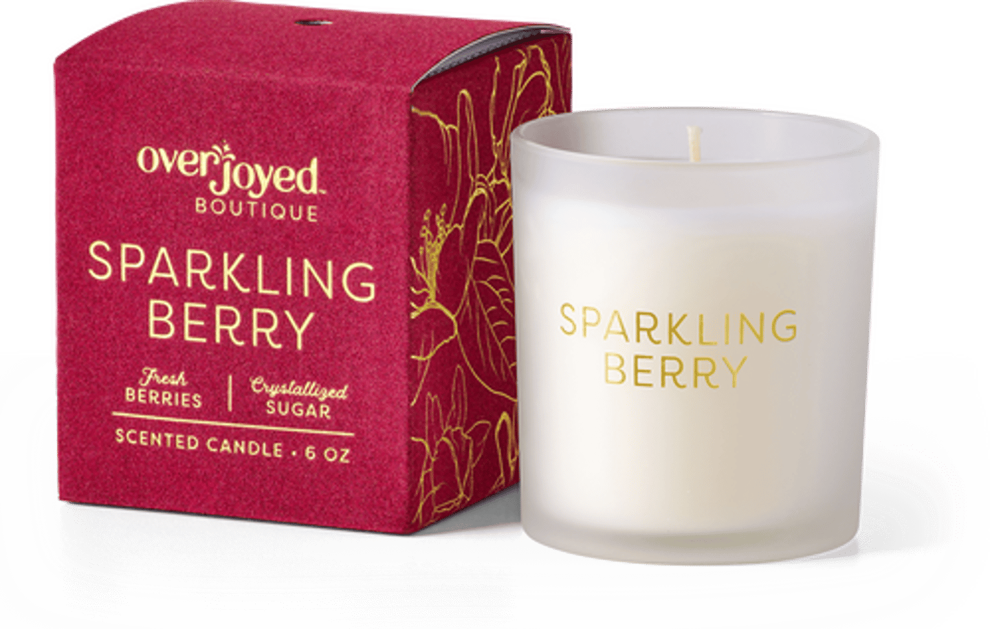 Albertsons Overjoyed Sparkling Berry Candle