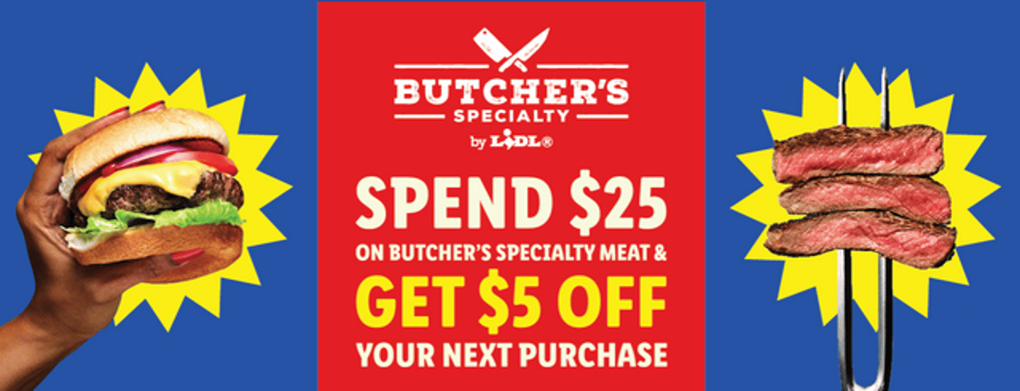 Lidl Butcher's Specialty promo