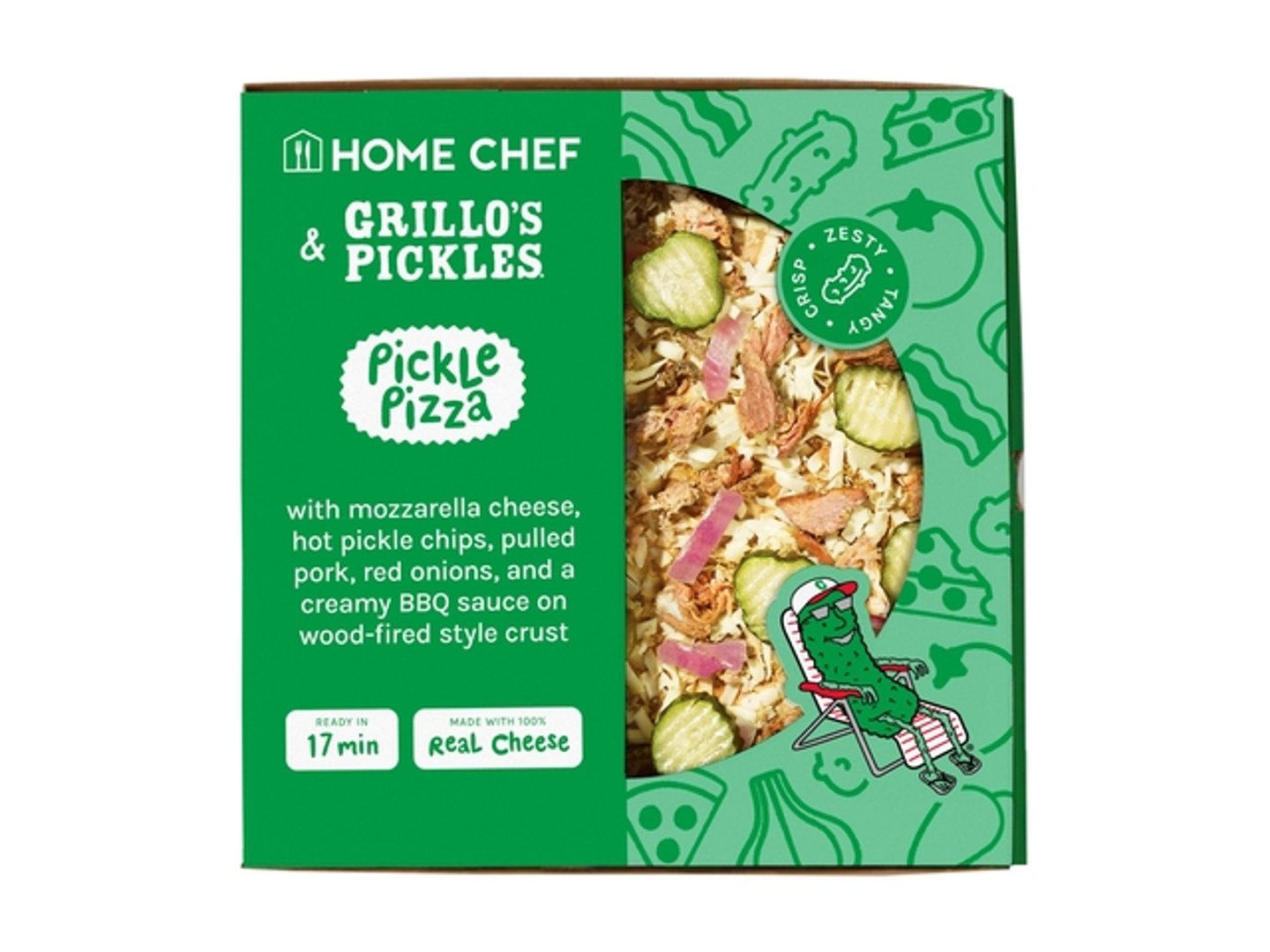 Home Chef pickle pizza