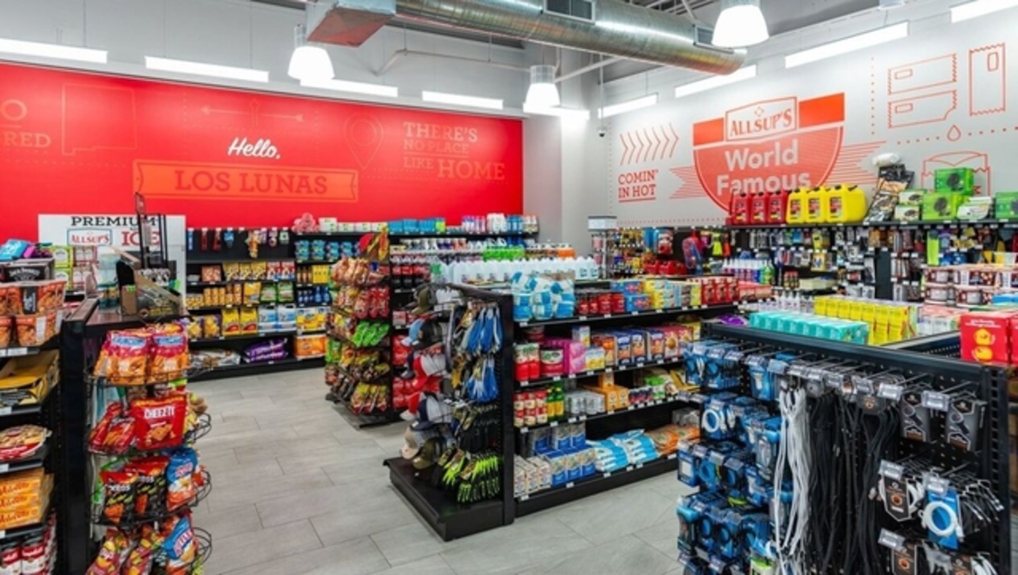 Interior of Allsup's