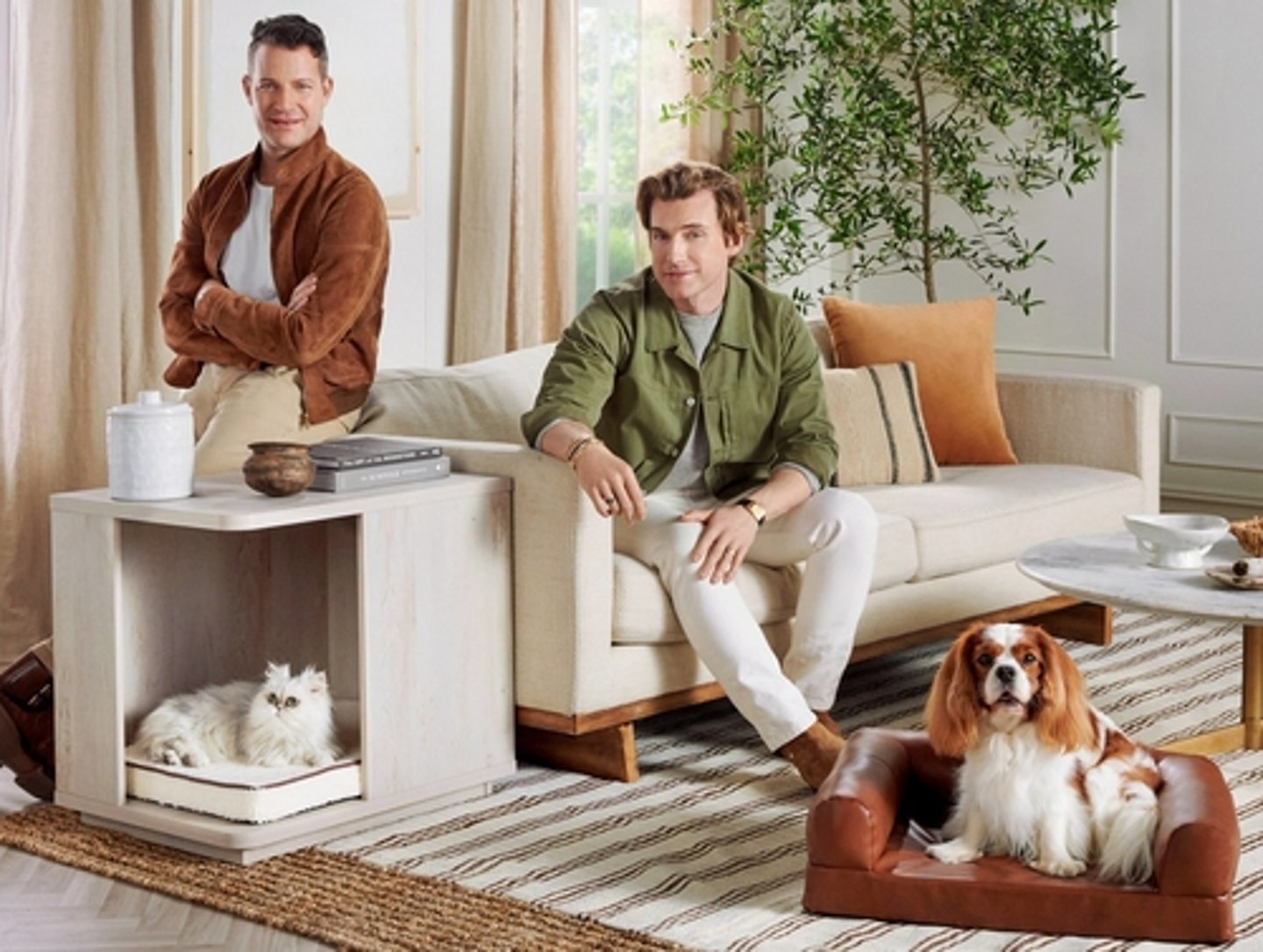 The Nate + Jeremiah for PetSmart cat and dog collection.