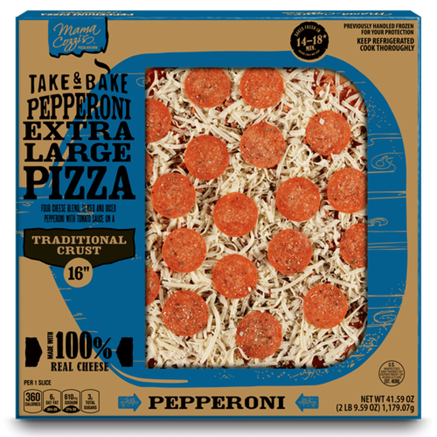 Aldi Mama Cozzi Deli Pizza