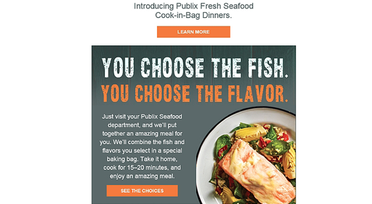 Publix Introduces Fresh Seafood Cook In Bag Dinners Brands Based Publix Inc Introduced Its New Fresh Seafood Cook In Bag Dinners When Visiting The Department Customers First Choose From Any