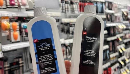 Acetone walgreens store