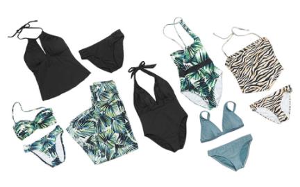 various two-piece swimsuits