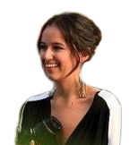 a close up of a person
