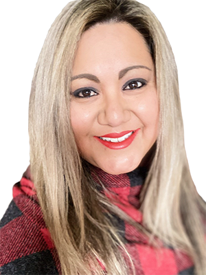 a close up of a person smiling for the camera