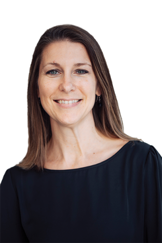 a woman smiling for the camera