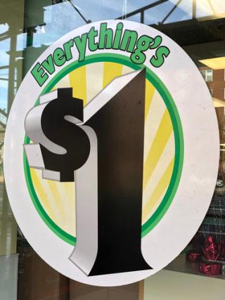 a close up of a sign